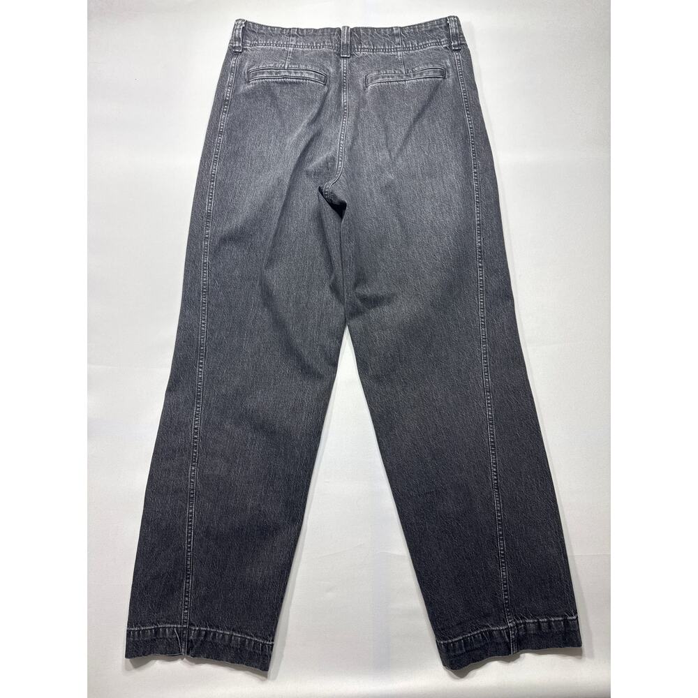 Madewell Women's Barrel Tapered Denim Trousers Gray Jeans - Size 31 (34x32) - Picture 2 of 5